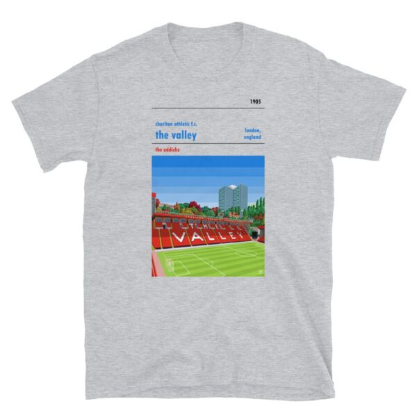 Charlton FC and the Valley T-shirt - Grey