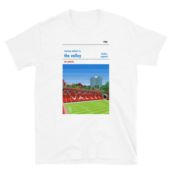 Charlton FC and the Valley T-shirt - White