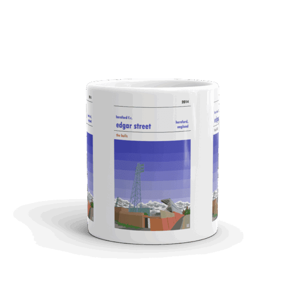 Retro look Edgar Street, Hereford FC, Mug - Image 3