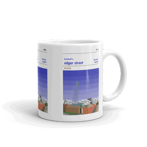 Retro look Edgar Street, Hereford FC, Mug - Image 2