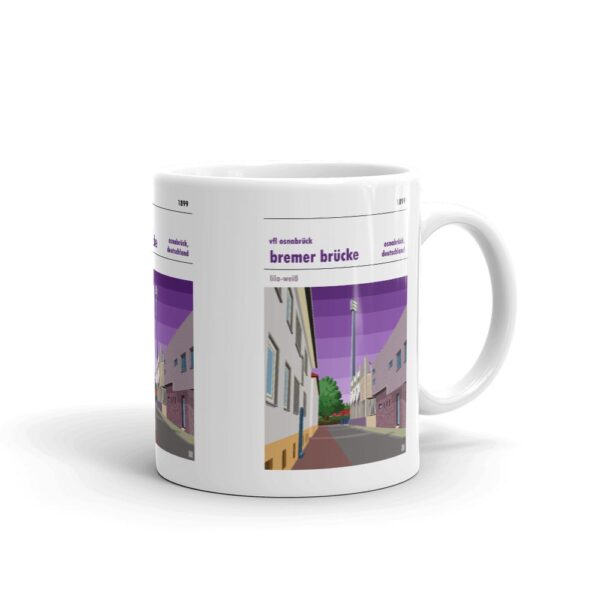 Retro look Bremer Brücke, VfL Osnabrück Mug - Image 2