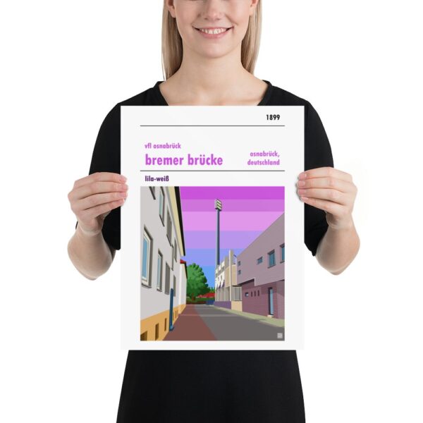 Medium football poster of VfL Osnabrück and Bremer Brücke
