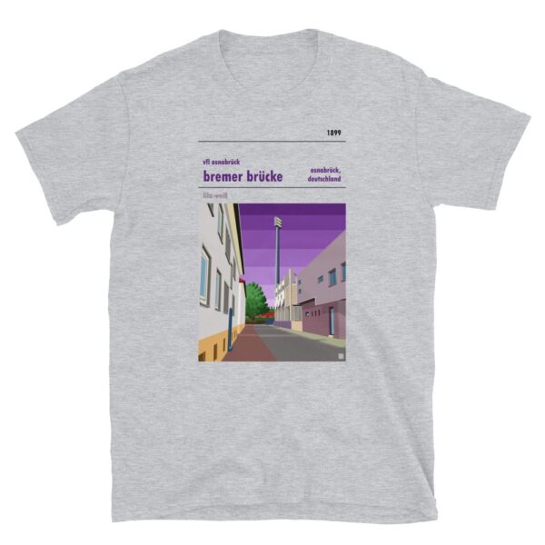 Retro look Bremer Brücke, VfL Osnabrück Short-Sleeve Unisex T-Shirt - Image 4