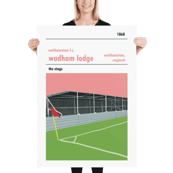 Retro look Wadham Lodge, Walthamstow FC, Print - Image 5