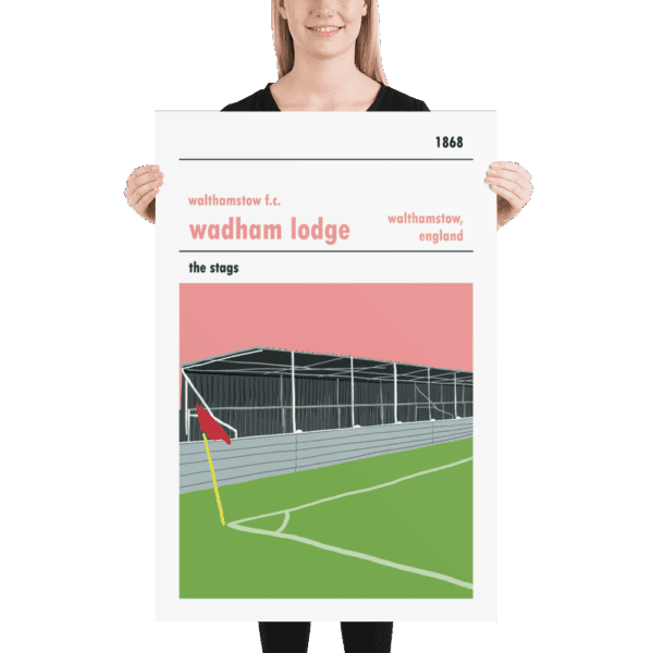 Retro look Wadham Lodge, Walthamstow FC, Print - Image 4
