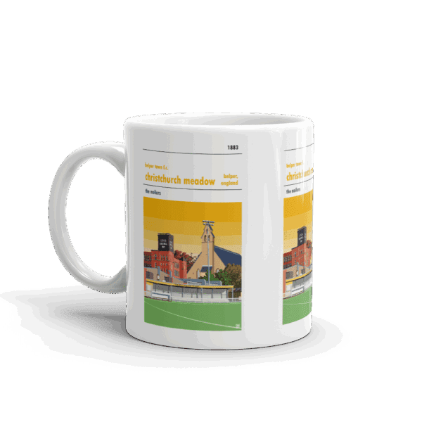 Yellow Sky Belper Town and Christchurch Meadows Mug