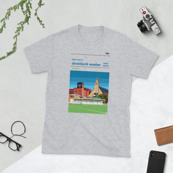 Light grey Belper Town and Christchurch Meadows t-shirt