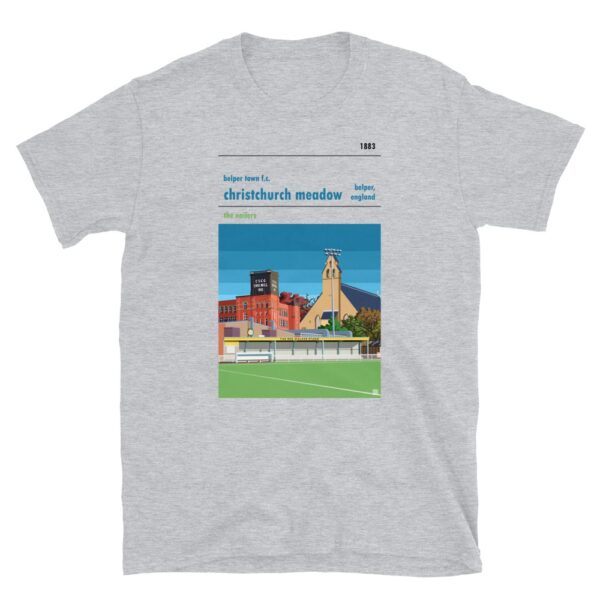Grey Belper Town and Christchurch Meadows t-shirt