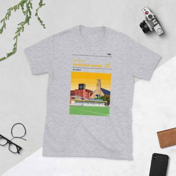 Yellow Sky Belper Town and Christchurch Meadows light grey t-shirt