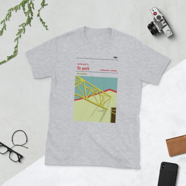 Light grey Fir Park and Motherwell FC t-shirt