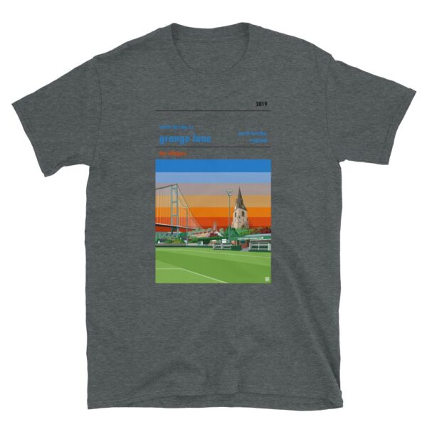 Dark grey t-shirt of North Ferriby FC and Grange Lane