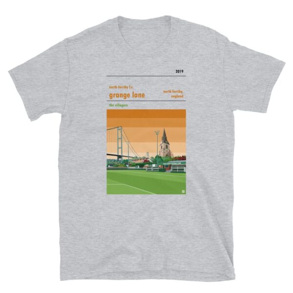 Grey North Ferriby FC and Grange Lane t-shirt