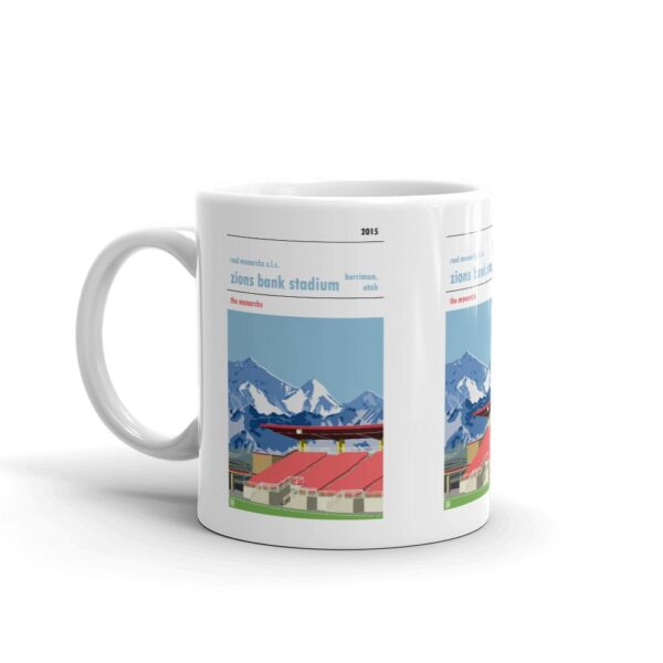 Retro look Zions Bank Stadium, Real Monarchs SLC Mug