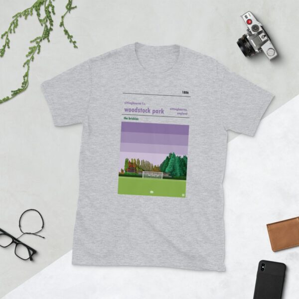 Light grey Sittingbourne FC and Woodstock Park t-shirt