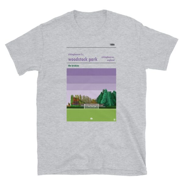 Grey Sittingbourne FC and Woodstock Park t-shirt