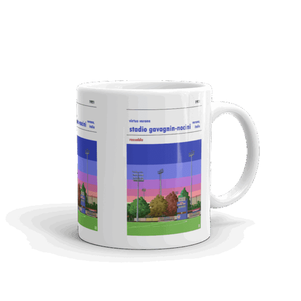 Retro look Stadio Gavagnin Nocini, Virtus Verona Mug - Image 2