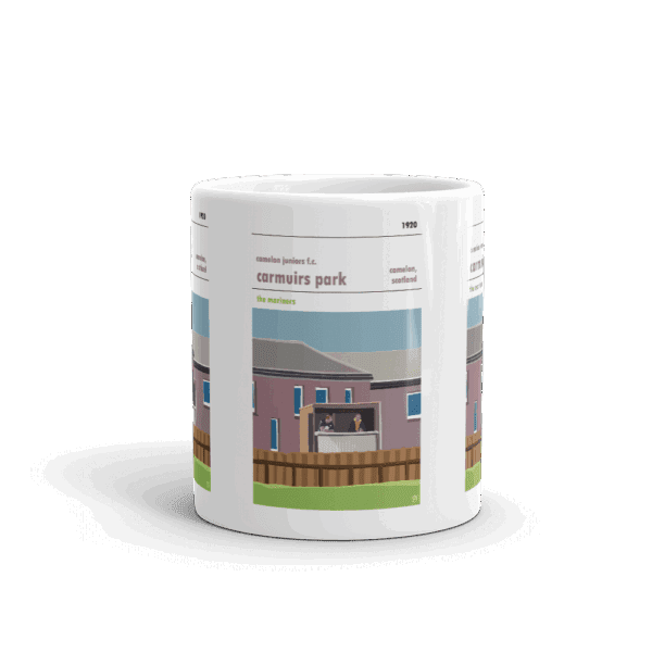 Retro look Carmuirs Park, Camelon Juniors, Home Made Stand, Mug - Image 3