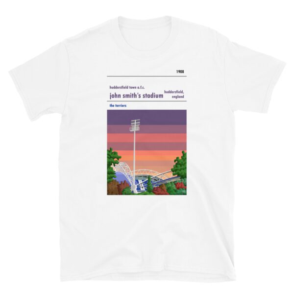 White John Smith’s Stadium and Huddersfield Town AFC, Sunset t-shirt