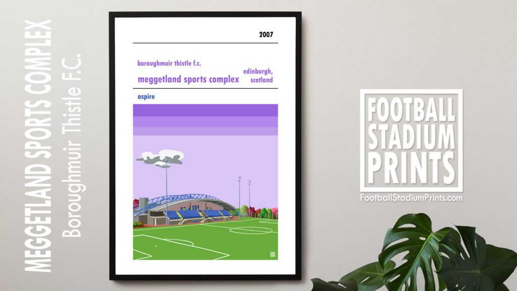 Boroughmuir Thistle FC framed hanging print