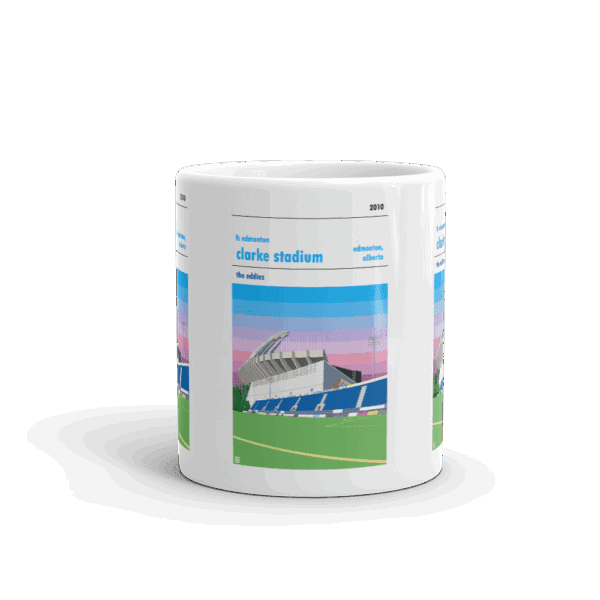 Retro look Clarke Stadium, FC Edmonton Mug - Image 3