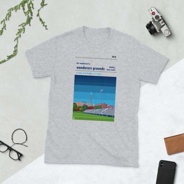 Hipster grey t-shirt of HFX Wanderers and Wanderers Ground