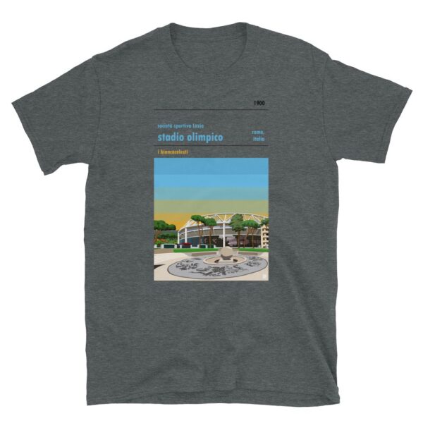 Dark grey Lazio and and Stadio Olimpico t-shirt