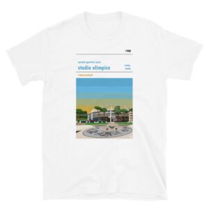 White Lazio and and Stadio Olimpico t-shirt