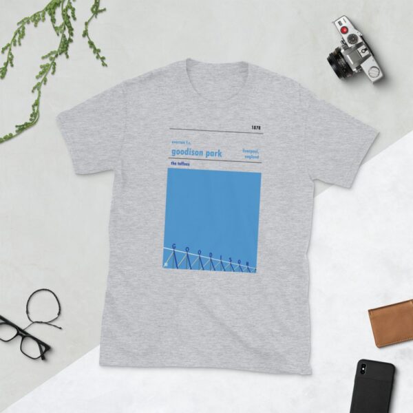 Hipster grey Everton and Goodison Park t-shirt