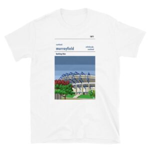 White Scotland and Murrayfield t-shirt