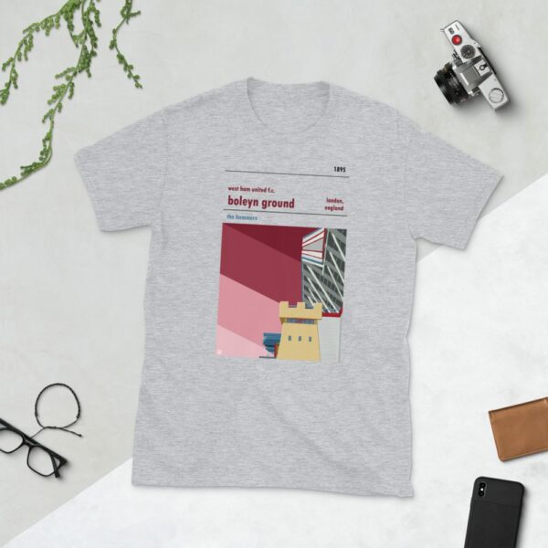 Light grey Boleyn Ground and West Ham T-Shirt