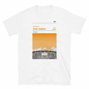 White Hull City AFC and KCOM Stadium t-shirt