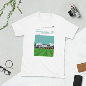 White Hanwell Town and Powerday Stadium t-shirt
