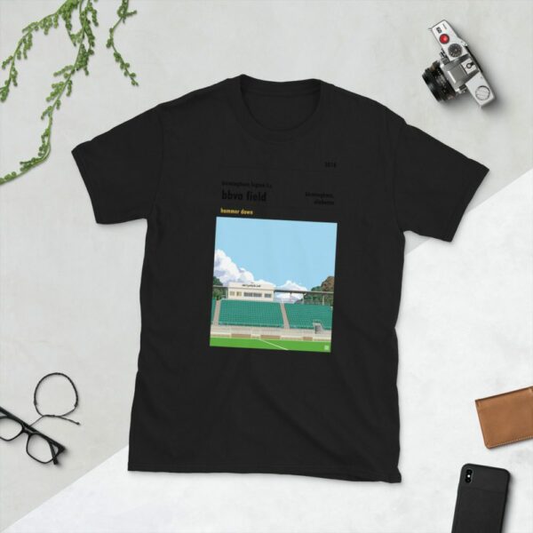 Black Birmingham Legion and BBVA Field t-shirt
