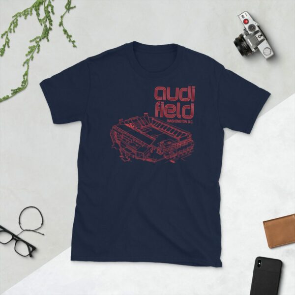 Navy DC United and Audi Field tee