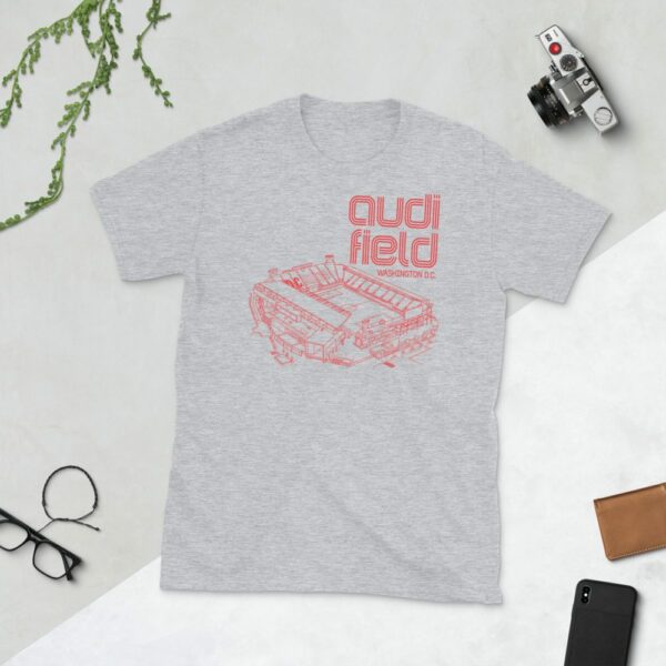 Gray DC United and Audi Field tee