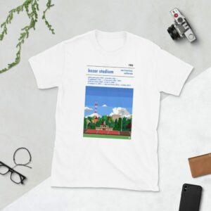 White San Francisco City and Kezar Stadium T-Shirt
