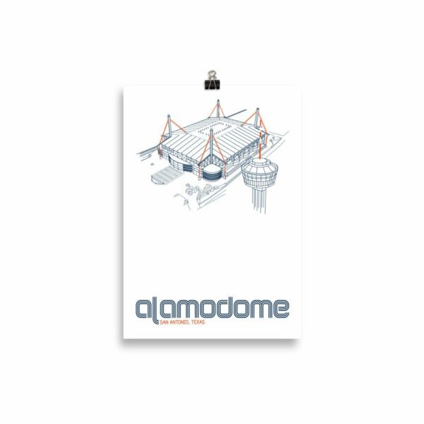 Small Alamodome and UTSA Roadrunners print