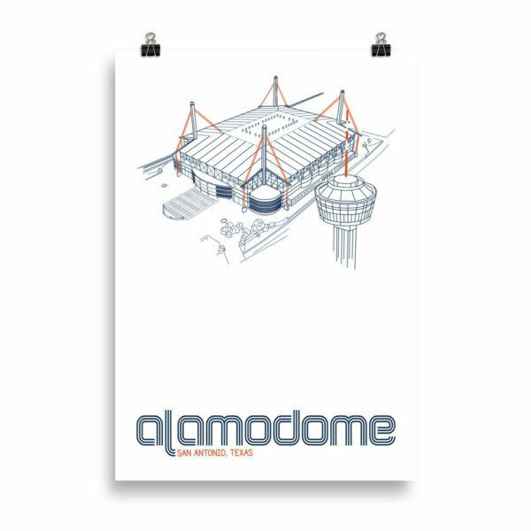 Massive Alamodome and UTSA Roadrunners print
