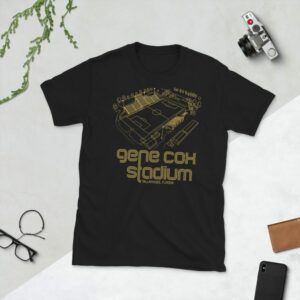 Black Gene Cox Stadium Tallahassee Soccer Club T-Shirt