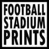 Black and white Football Stadium Prints Logo