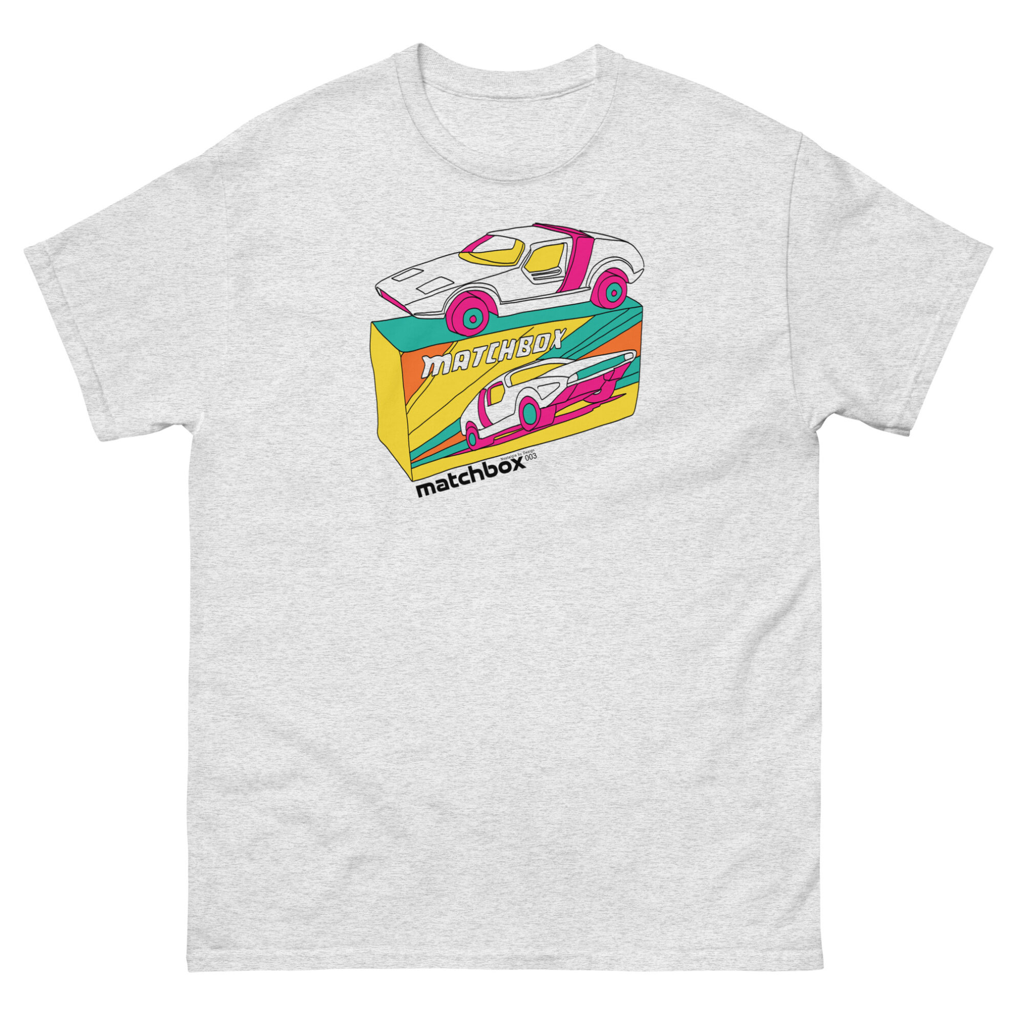 Ash retro matchbox car t-shirt by Nostalgia by Design for Football Stadium Prints