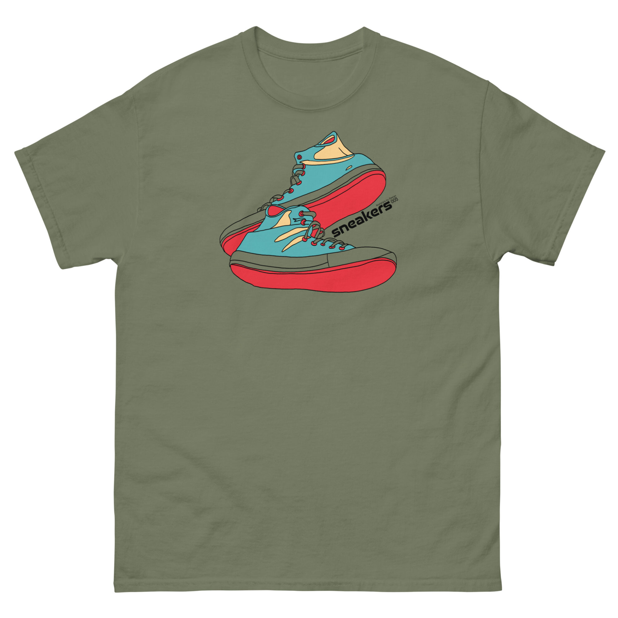 Retro Sneakers Men's classic tee - Image 5
