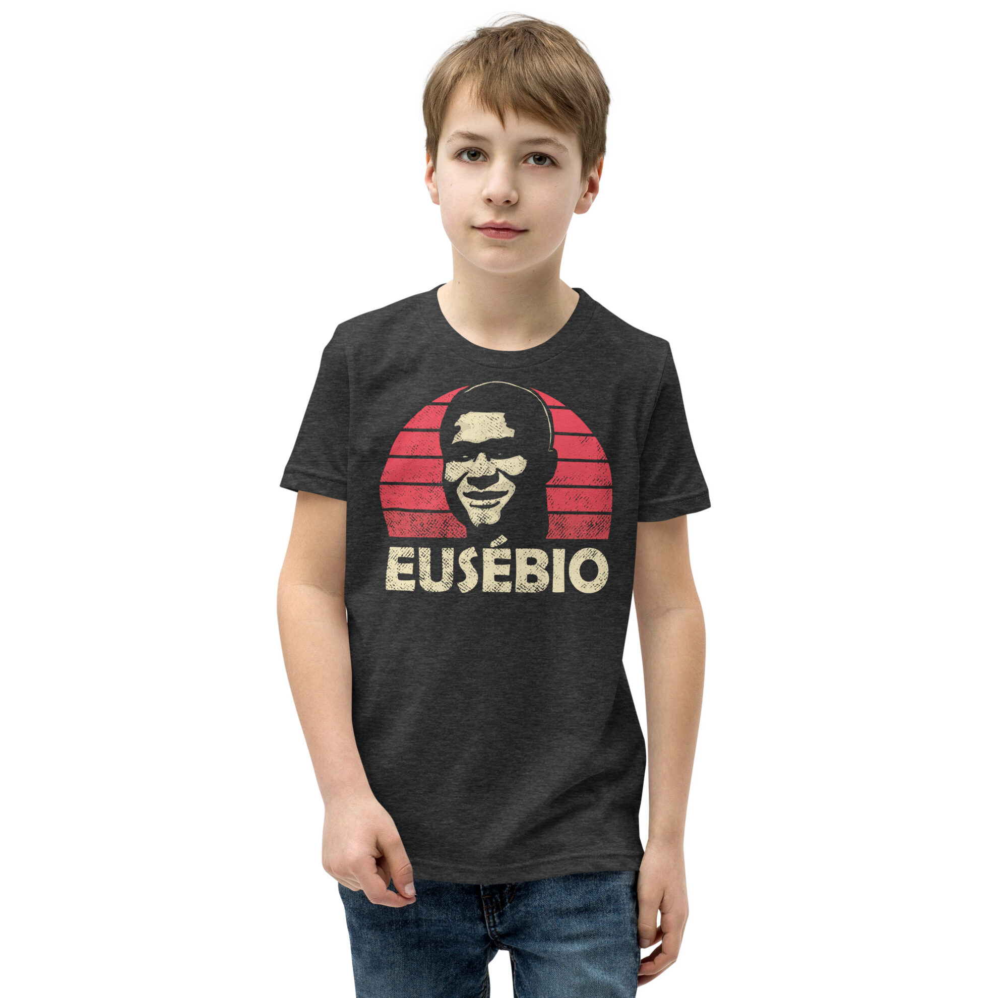 Youth Sized Eusebio, Benfica Legend Short Sleeve T-Shirt - Image 7