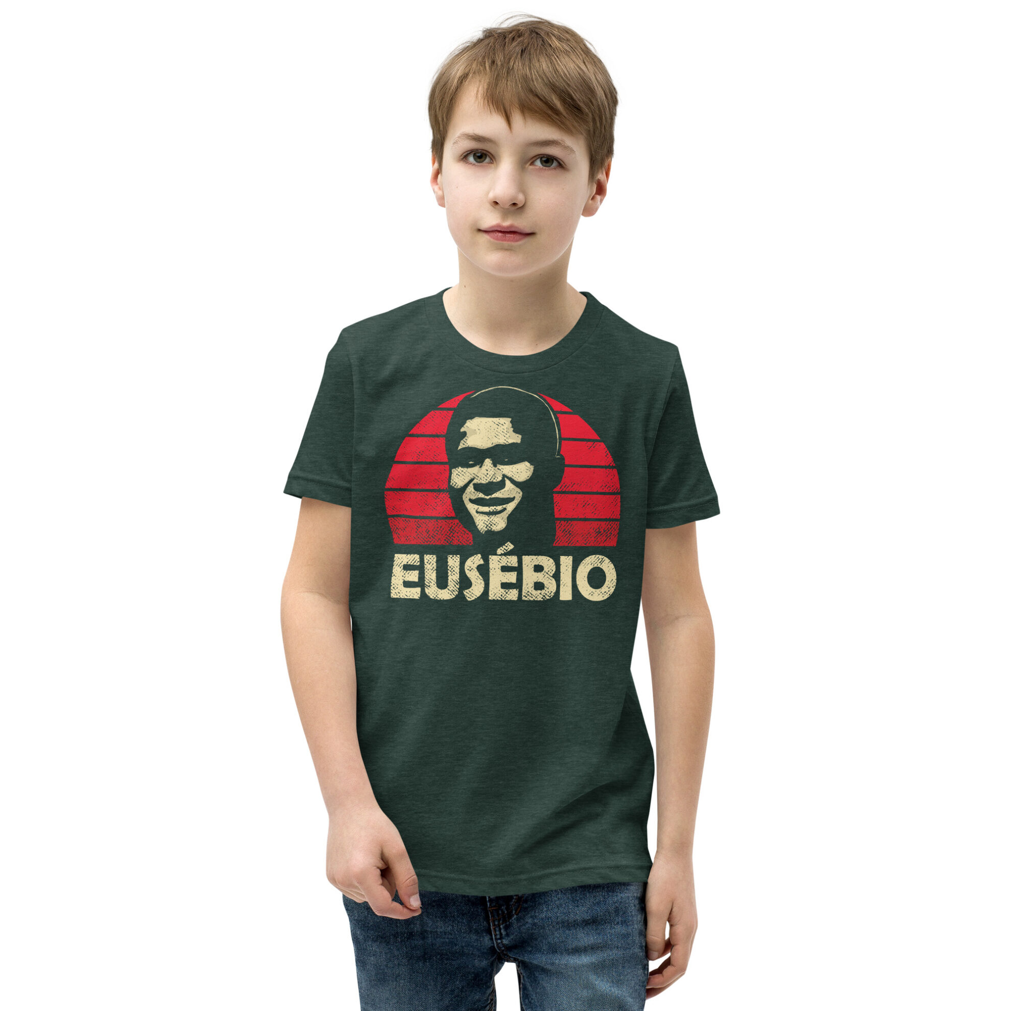Youth Sized Eusebio, Benfica Legend Short Sleeve T-Shirt - Image 10