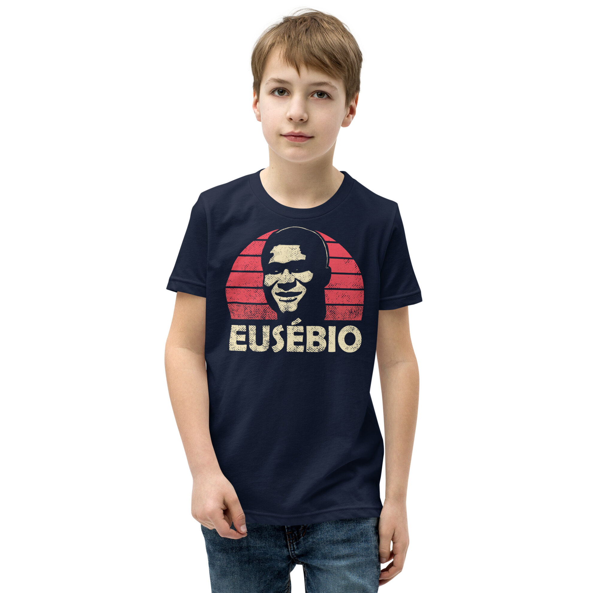 Youth Sized Eusebio, Benfica Legend Short Sleeve T-Shirt - Image 4