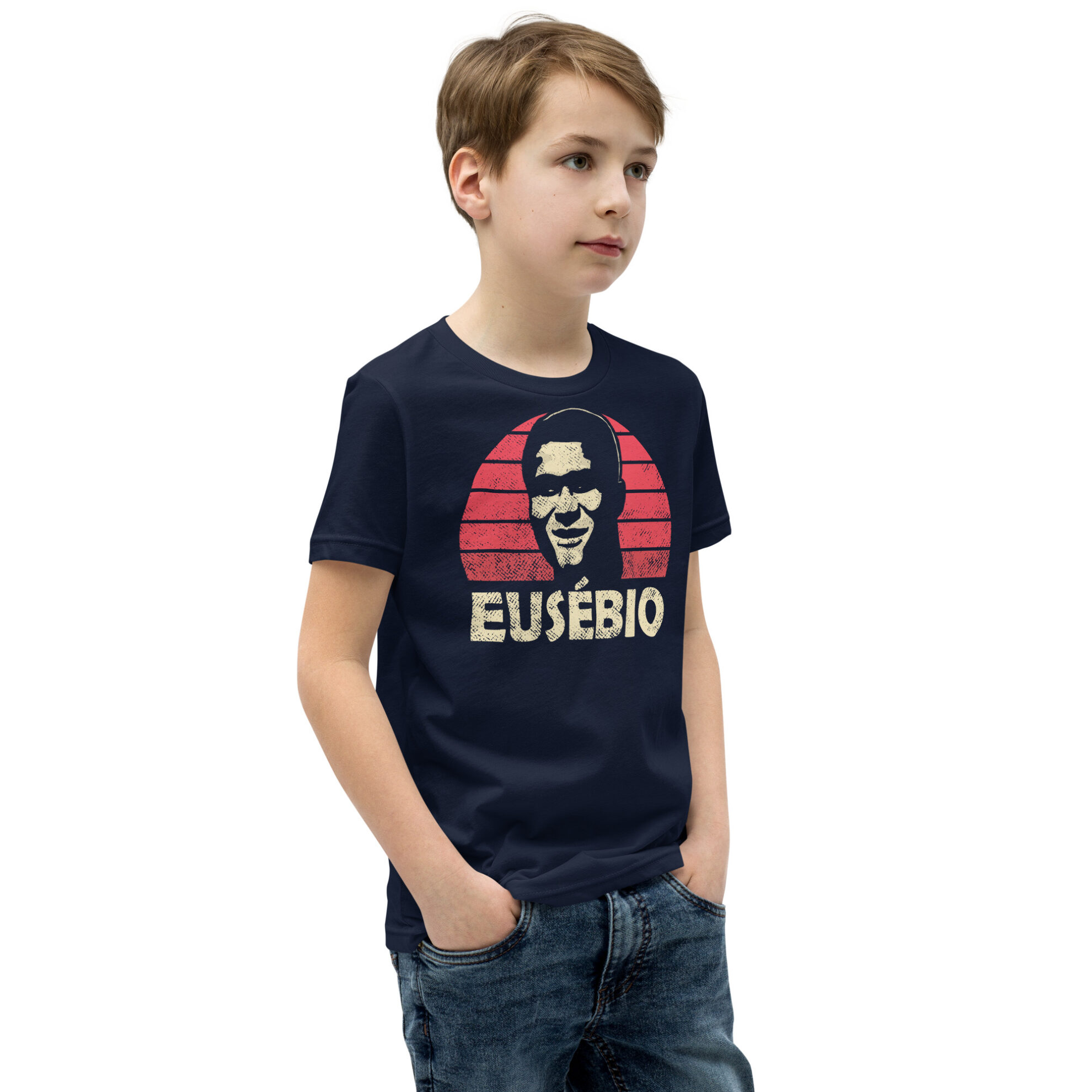 Youth Sized Eusebio, Benfica Legend Short Sleeve T-Shirt - Image 5