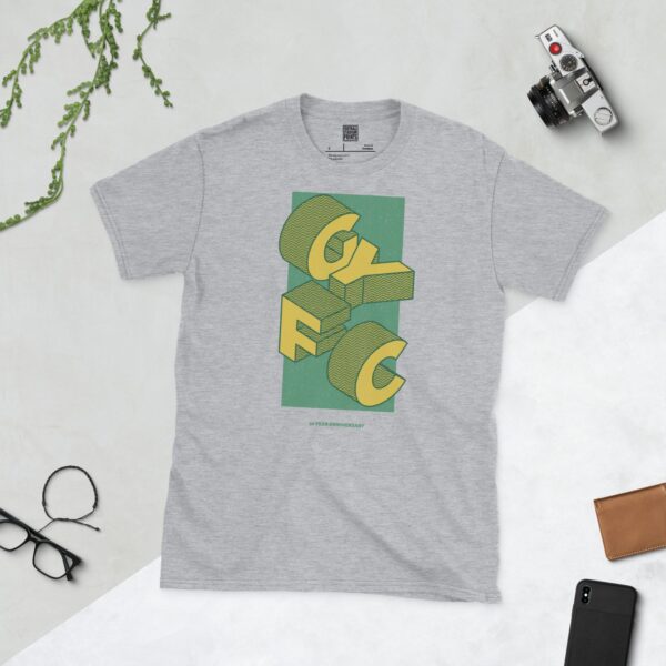 A sports Grey GYFC Gurnard Youth Football Club 50th Anniversary T-Shirt