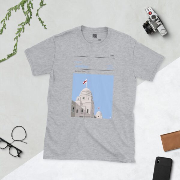 Retro look Wembley and England Short-Sleeve Unisex T-Shirt - Image 4