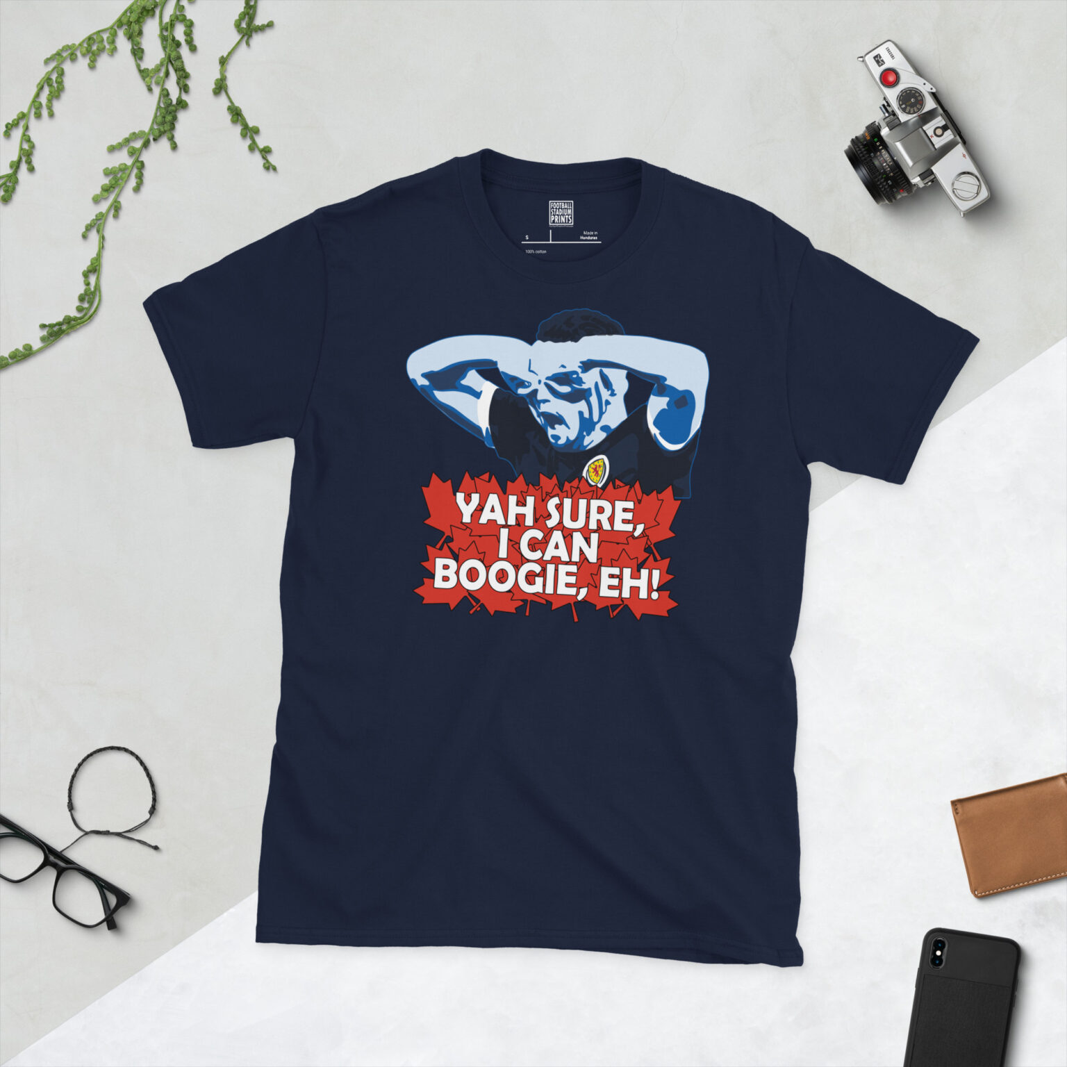 YAH SURE, I CAN BOOGIE, EH! McGinn Specs Celebration Canada Tee