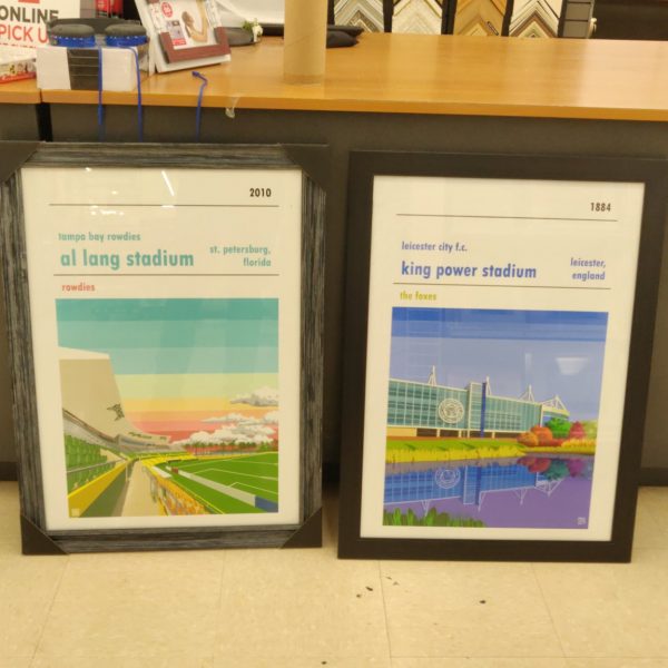 Tampa Bay and Leicester Football Prints of Tampa Bay Rowdies and Leicester City
